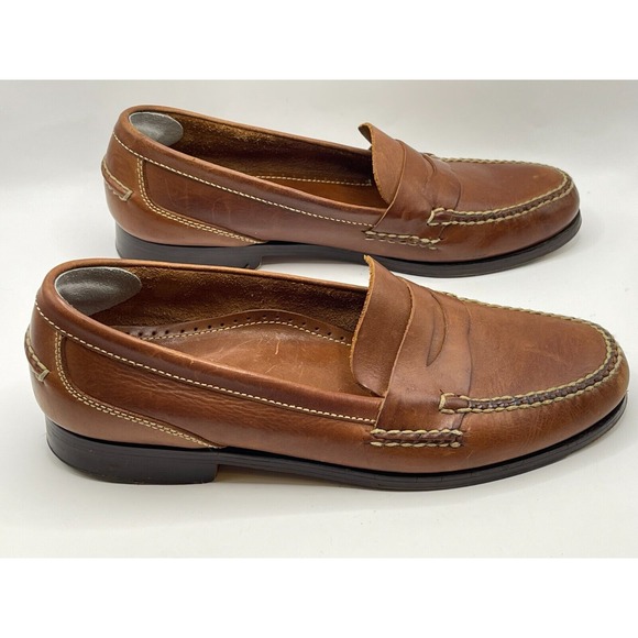 Vernon Scott Men's Wear Penny‎ Loafer Size 11.5 M Tan Leather